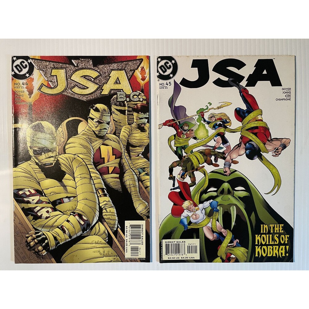 Justice Society America (JSA) No.44 & 45 (2003) DC Comics • Goyer, Johns, Kirk